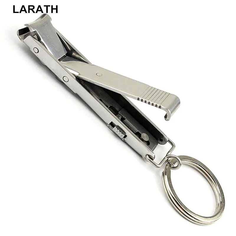 

Ultra thin Foldable Stainless Toe Nail Cutter Clipper Manicure Trimming Keyring On Car