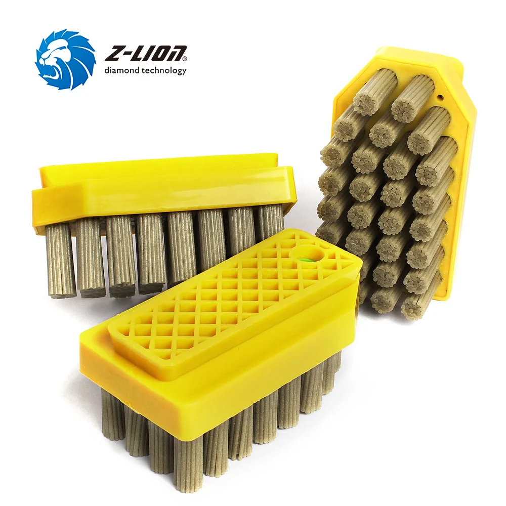 

Z-LION 3pcs Diamond Abrasive Brush Top Quality Abrasive Antiquing Brushes Reinforced Diamond Grinding For Stone Marble Granite