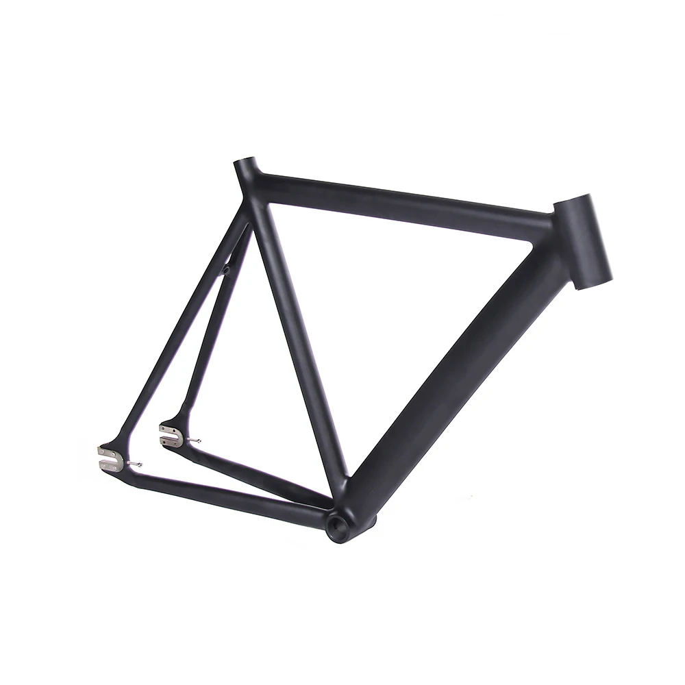 Top 700C Fixed Gear  bike frame matte black  Smooth Welding 54cm  Bike frame Aluminum Alloy frame 4