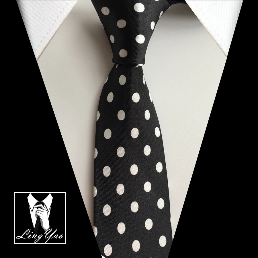 

Fashion Polka Dots Ties Unique Design Necktie with Big Dots High Fashion Free Shipping