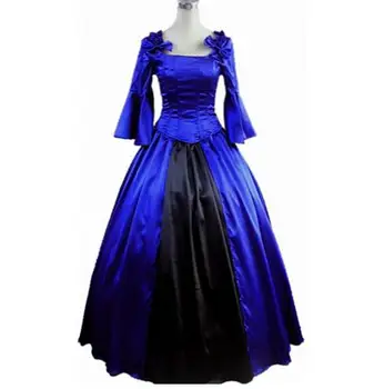 

(LE005) Womens Blue Princess Dress Gothic Lolita Dress Halloween Costumes Cosplay Costume Gothic Lolita Dress Customized