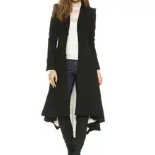 Yfashion, женское модное пальто с отворотом, костюм, куртка, запонки, складные, ласточкин хвост, тип, шерстяное пальто для зимы