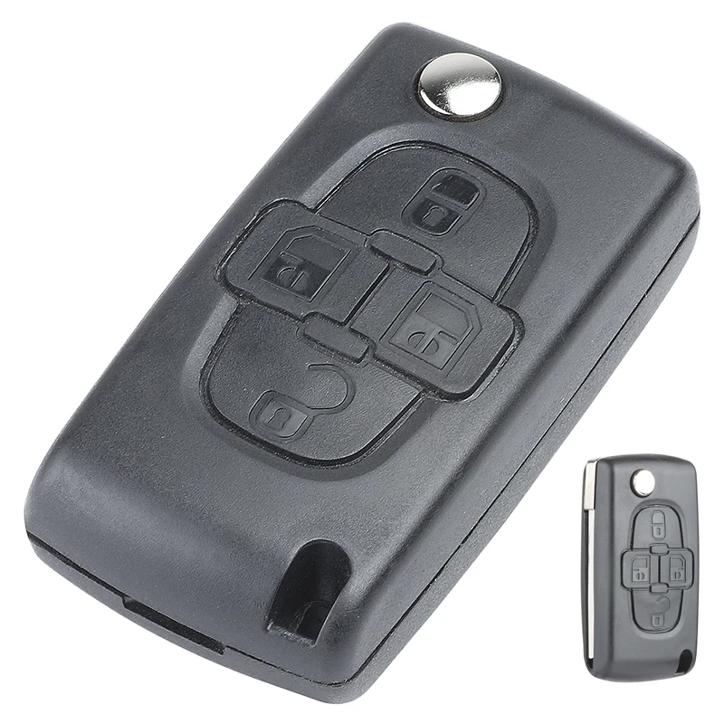 Запасная деталь для чипа KEYECU ASK 433 ID46/ PCF7941 брикет HU83 / VA2 Peugeot 1007 Citroen C8|Ключ от авто| |
