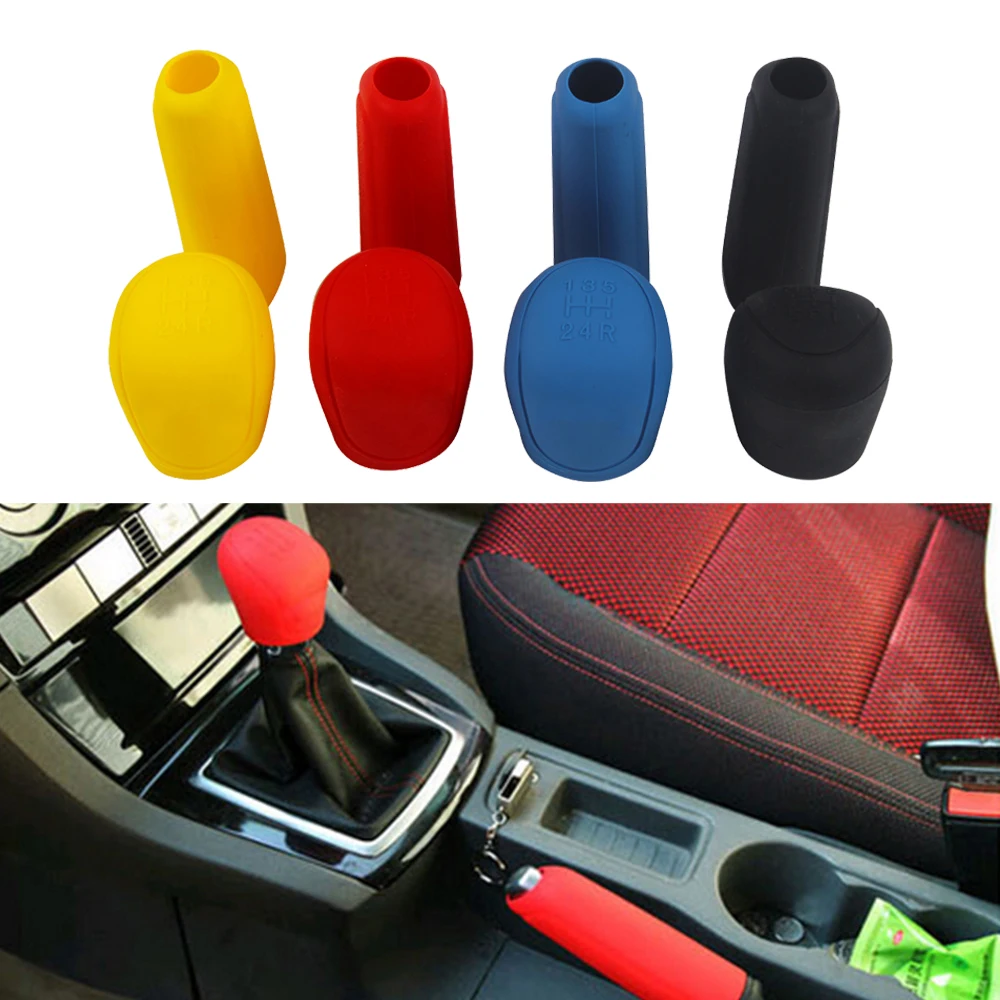 Automobiles Accessories iTimo Silicone Car Hand Brake Cover and Gear Head Shift Knob Cover