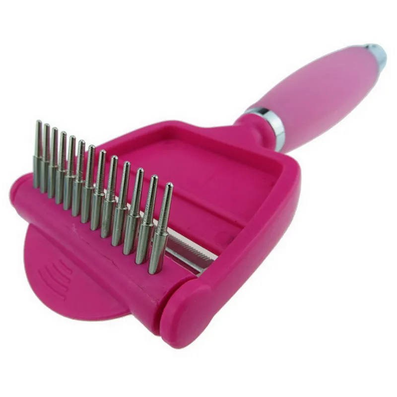 New Style Steel Dual Use Pet Hair Shaving & Grooming Comb Dog Brush Dog