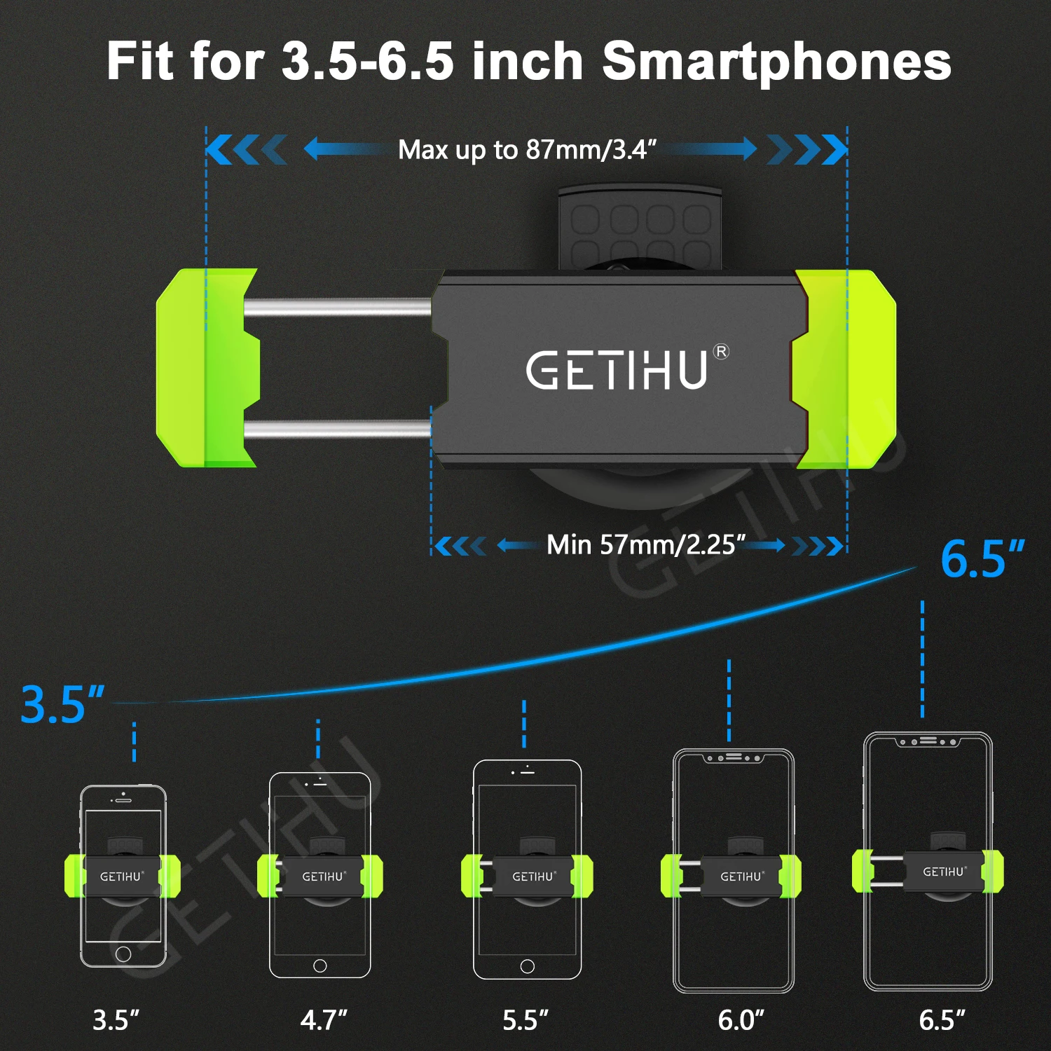 Автомобильный держатель для телефона GETIHU для iPhone 8 X, автомобильный держатель на вентиляционное отверстие, держатель для мобильного телефона на 360 градусов для samsung, Xiaomi, держатель, подставка