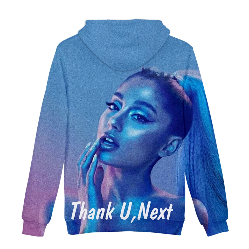 Модные 3D толстовки с капюшоном Ariana Grande wo для мужчин, пуловеры Harajuku с капюшоном, повседневные толстовки с длинными рукавами, 3D принтами певицы Арианы Гранде, 3D толстовки