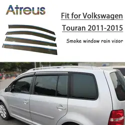 Atreus 1 компл. ABS для 2015 2014 2013-2011 Фольксваген Touran аксессуары Автомобиль Vent ВС дефлекторы гвардии дым козырек на ветровом стекле