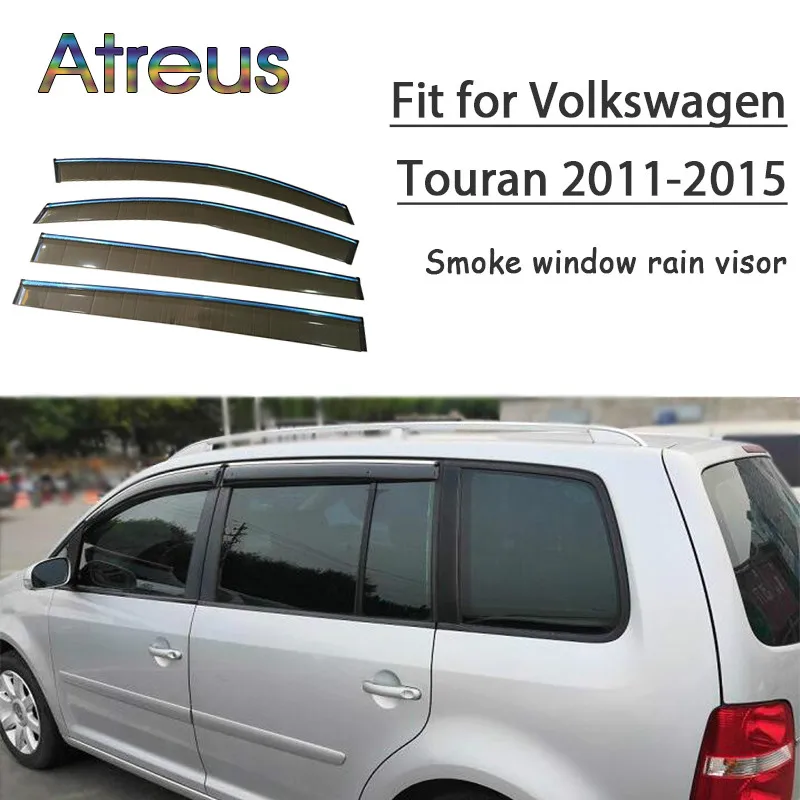 Atreus 1 комплект ABS для 2015 2014 2013-2011 VW Volkswagen Touran аксессуары Автомобильные дефлекторы