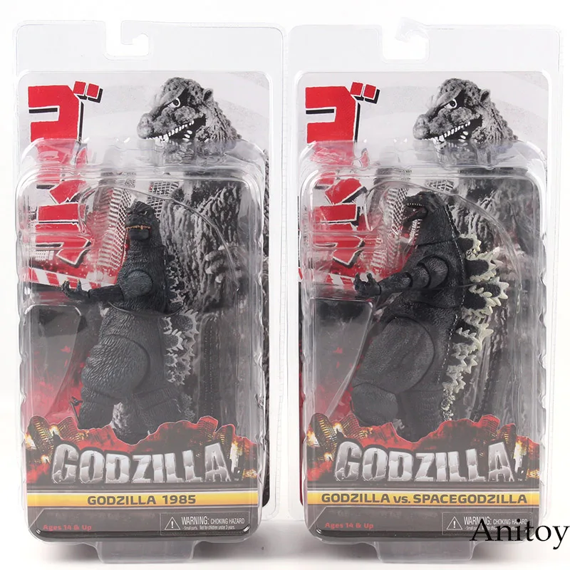 NECA игрушки Годзилла против. Spacegodzilla Монстры Годзилла фильм 1994/1985 ПВХ фигурку Коллекционная модель игрушки