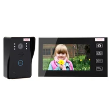 Home Security LCD 2.4G Wireless Video Door Phone Intercom Doorbell Camera with 7″LCD Monitor Access Control
