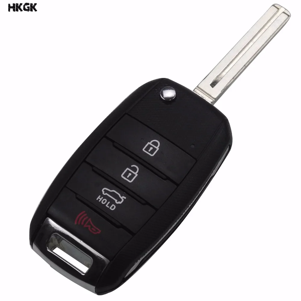 jingyuqin-3-4-Button-Flip-Folding-Remote-Key-Shell-Cover-Case-Fob-Replacement-Blank-for-KIA (2)