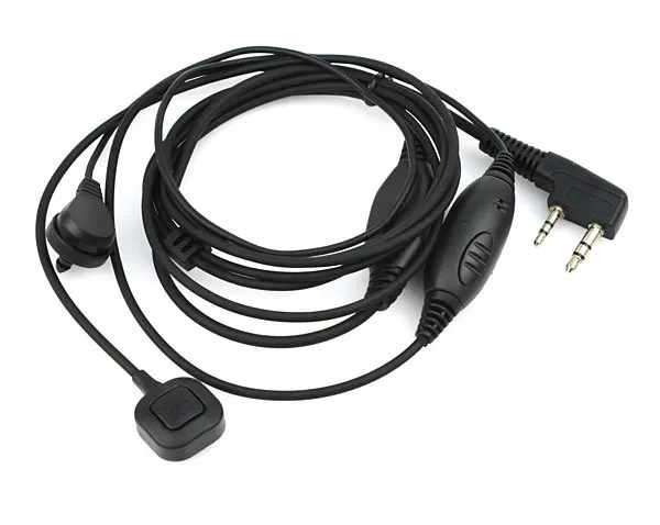 

2-Pin Covert Acoustic Tube Earpiece MIC Finger PTT for kenwood BAOFENG UV-5R BF-888S QUANSHENG TG-UV2 PUXING PX-777 PX-888