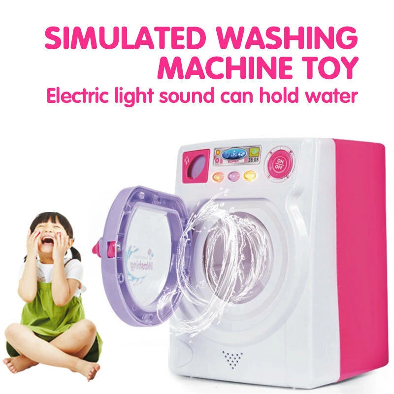 

Kids Simulation Washing Machine Toys Mini Educational Toy Random Color BM88