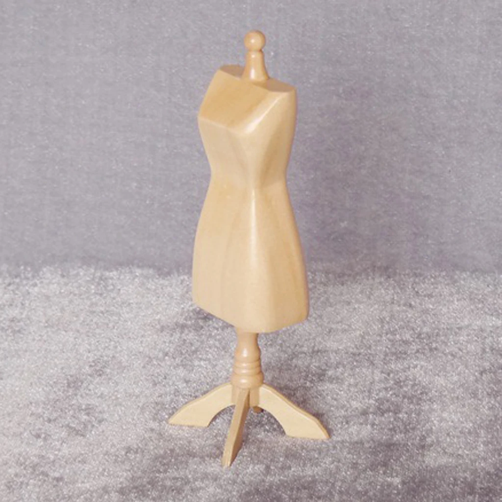 Female Doll Mannequin Dress Model Form Stand Clothing Dispaly Holder for 1/12 Dollhouse