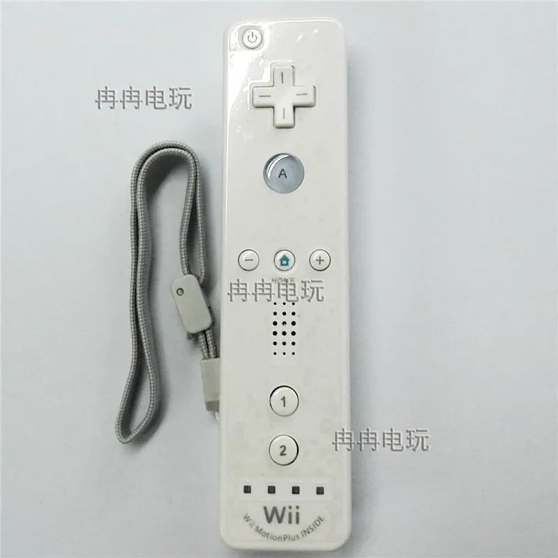 Встроенный беспроводной пульт дистанционного управления Motion Plus для Nintendo wii Nunchuck для Nintendo wii Пульт дистанционного управления джойстиком Joypad - Цвет: Синий