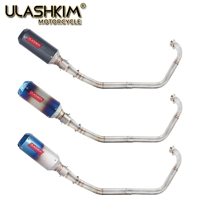 

Motorcycle Full Exhaust Escape System Modifed Middle Link Pipe Slip On For yamaha YZF-R15 R5 MT-15 MT 15 125 2008-2017