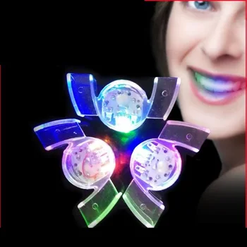 

288pcs Free DHL Hot Selling Flashing Flash Brace Mouth Guard Piece Festive Party Supplies Glow Tooth Funny LED Light Toys YH1218