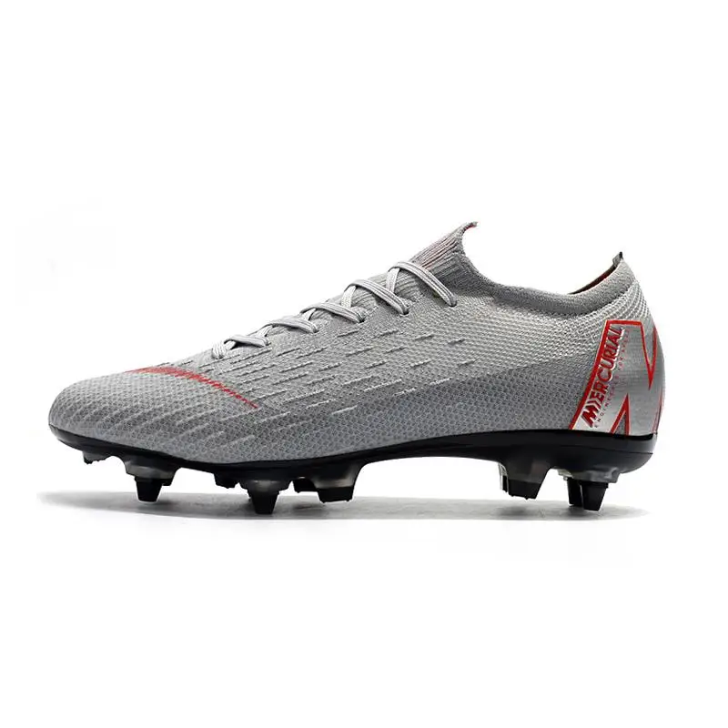 

NIKE Mercurial Vapor VI Elite SG AC 39-45 Grey Men Football Boots black Soccer Shoes Sneaker Waterproof Footwear