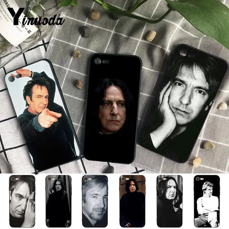 

Yinuoda Alan Sidney Patrick Rickman Newly Arrived Black Phone Case for iPhone 6S 6plus 7 7plus 8 8Plus X Xs MAX 5 5S XR
