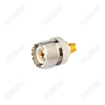 

50 Pieces SMA-Female Jack to UHF SO239 Female Jack RF Adapter Connector For PX-777 PX-888 KG-UVD1P TG-UV2 FD-150A