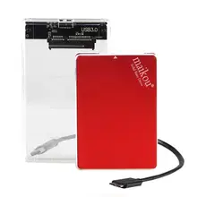 Maikou Usb3.0 2 в 1 2,5 дюймовый Sata3 6 ГБ/сек. мобильный твердотельный накопитель-красный 60Gb 4