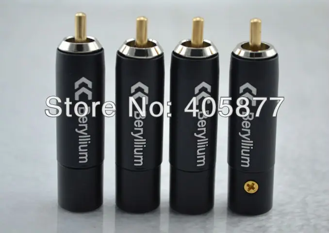 

Free shipping Copper Color RCA-BE High beryllium Alloy RCA Plug