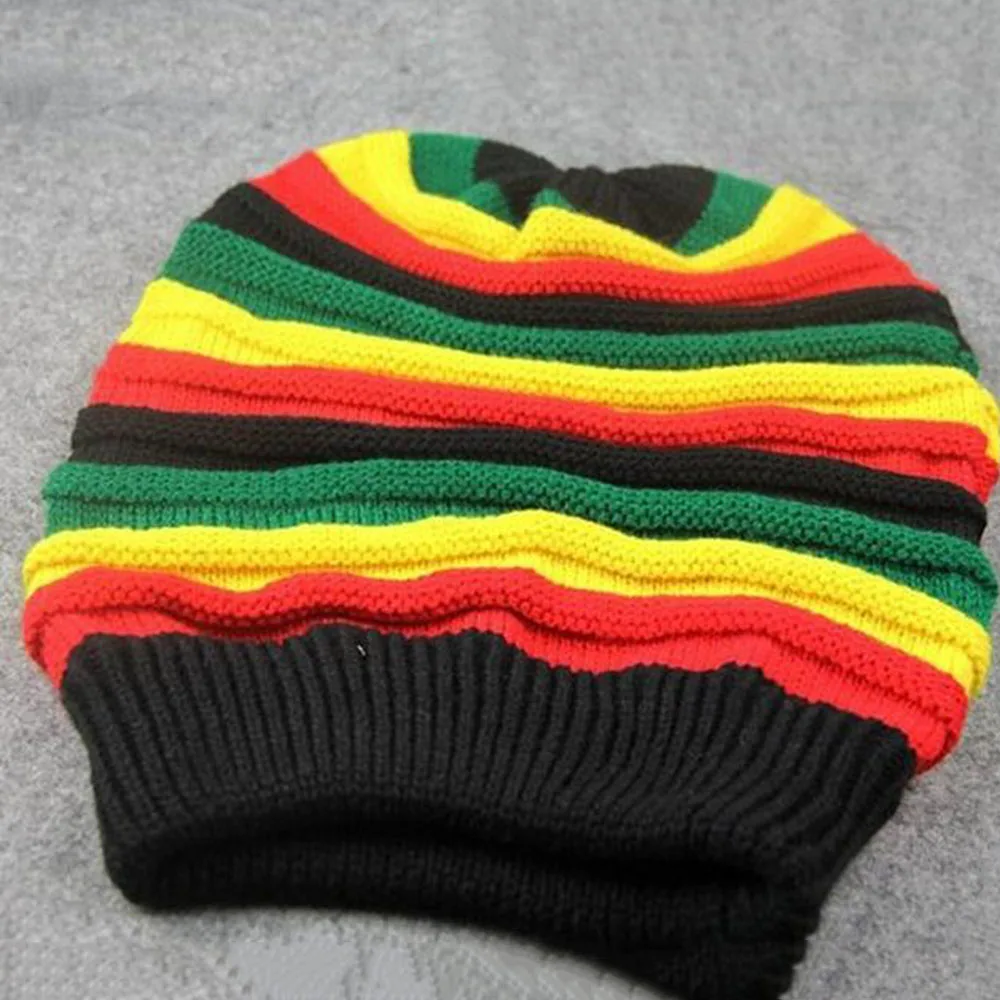 Jamaica Reggae Gorro Rasta Стиль кепки pello хип поп для мужчин зимние шапки женские красные, желтые, зеленые, черные осенние модные женщин вязать