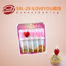 BAKEST 20 шт в партии прекрасные слова свечи День рождения Свадьба пламя Рождество фестиваль свечи