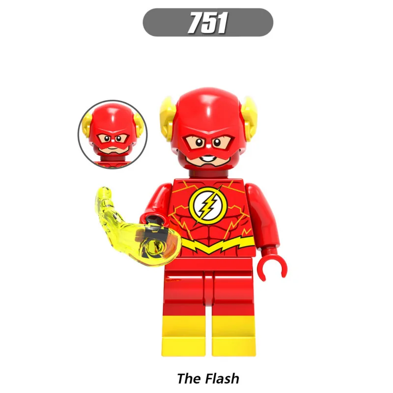 

Single Sale Super Heroes Star Wars 751 the flash Model Mini Building Blocks Figure Brick Toy kids gift Compatible Legoed Ninjaed