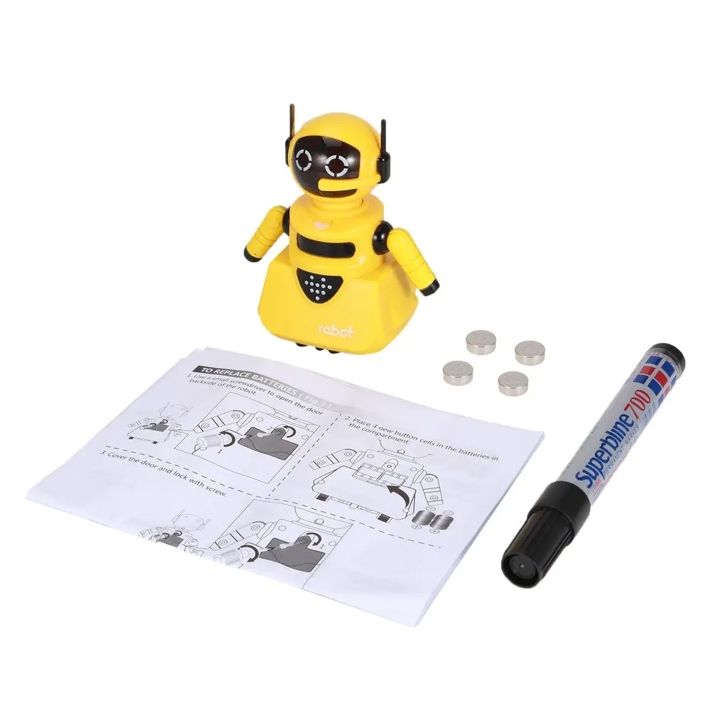 

Intelligence Magical Track Inductive Robot Model Following By Line You Draw Mini Vehicle Intelligence Development Kid'S Toys