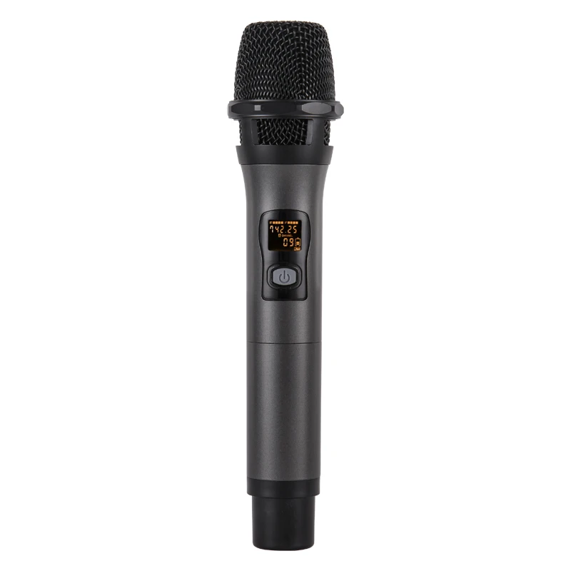 Профессиональный OKMIC OK-372R+ OK-380H UHF/PLL беспроводной микрофон rophone система двойной ручной микрофон для сценической производительности беспроводной микрофон