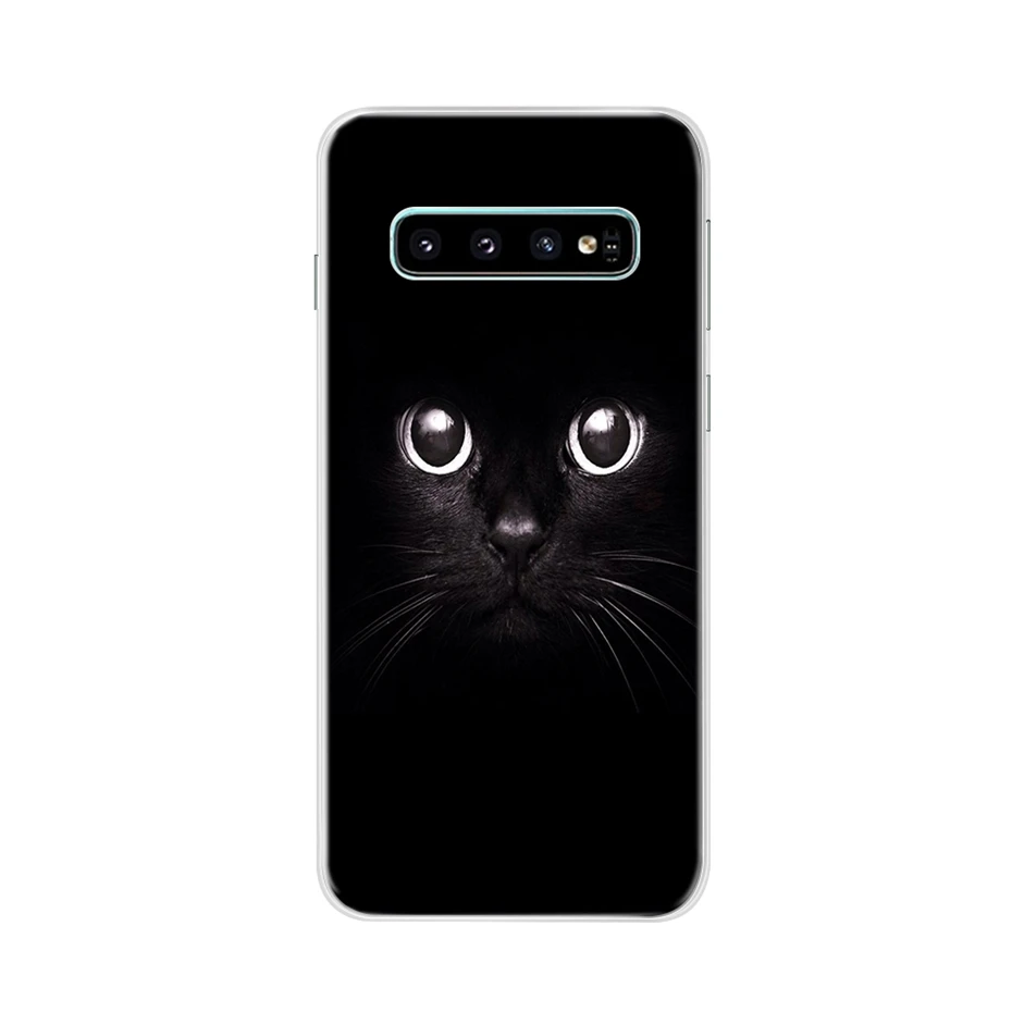 Для samsung S10 чехол TPU Мягкая силиконовая задняя крышка для samsung Galaxy S10 Plus чехол для samsung S10e Lite чехол для телефона чехол бампер - Цвет: Розовый