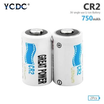 

3V Li-ion Battery Original CR2 CR15H270 EL1CR2 For Security System Camera Nominal Capacity 750mAh 2Pcs