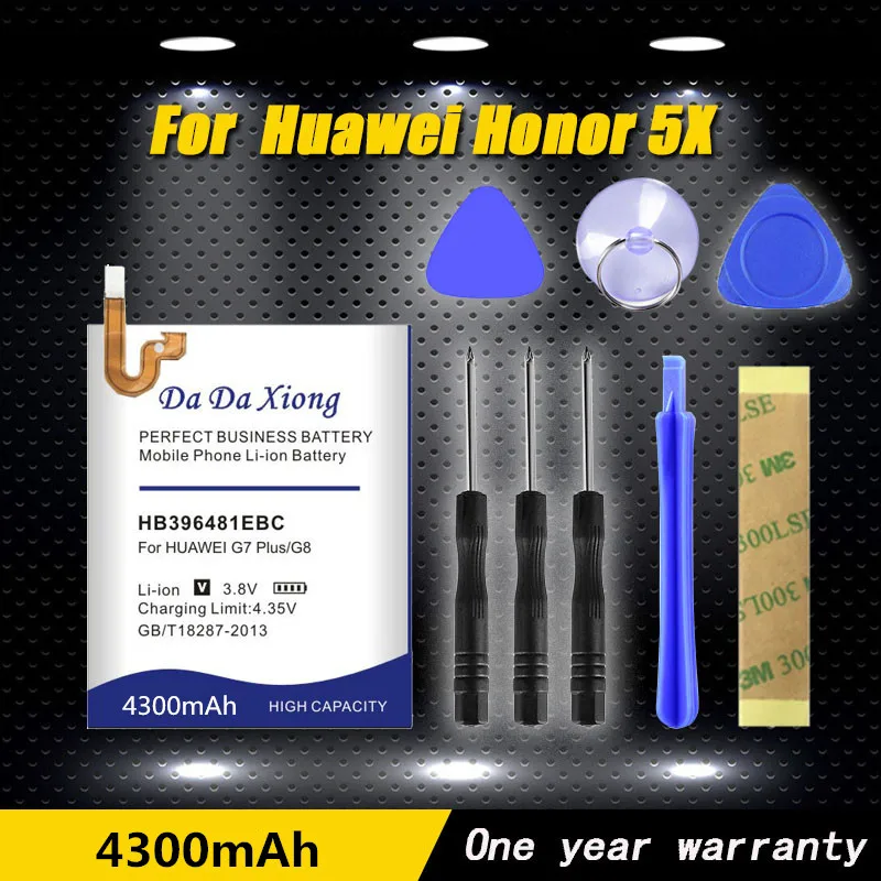 

Model [ HB396481EBC ] Cell Phone Battery for Huawei Honor 5X , Accumulator for Huawei G7 Plus/ G8 /G8X Phone Battery