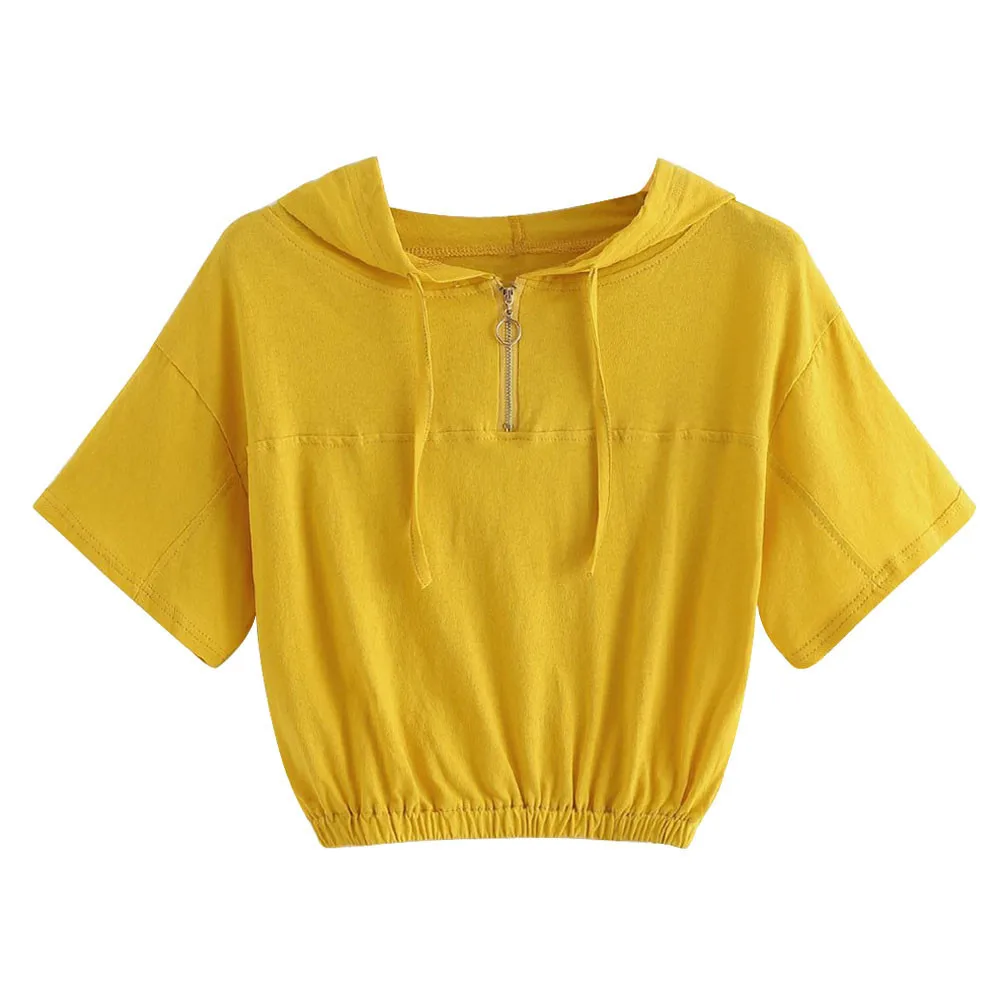 

Summer wo's T-shirts Casual Hoodie Tank Short Sleeve Top Tops Shirt casual shirts wo 2019 solid t-shirt