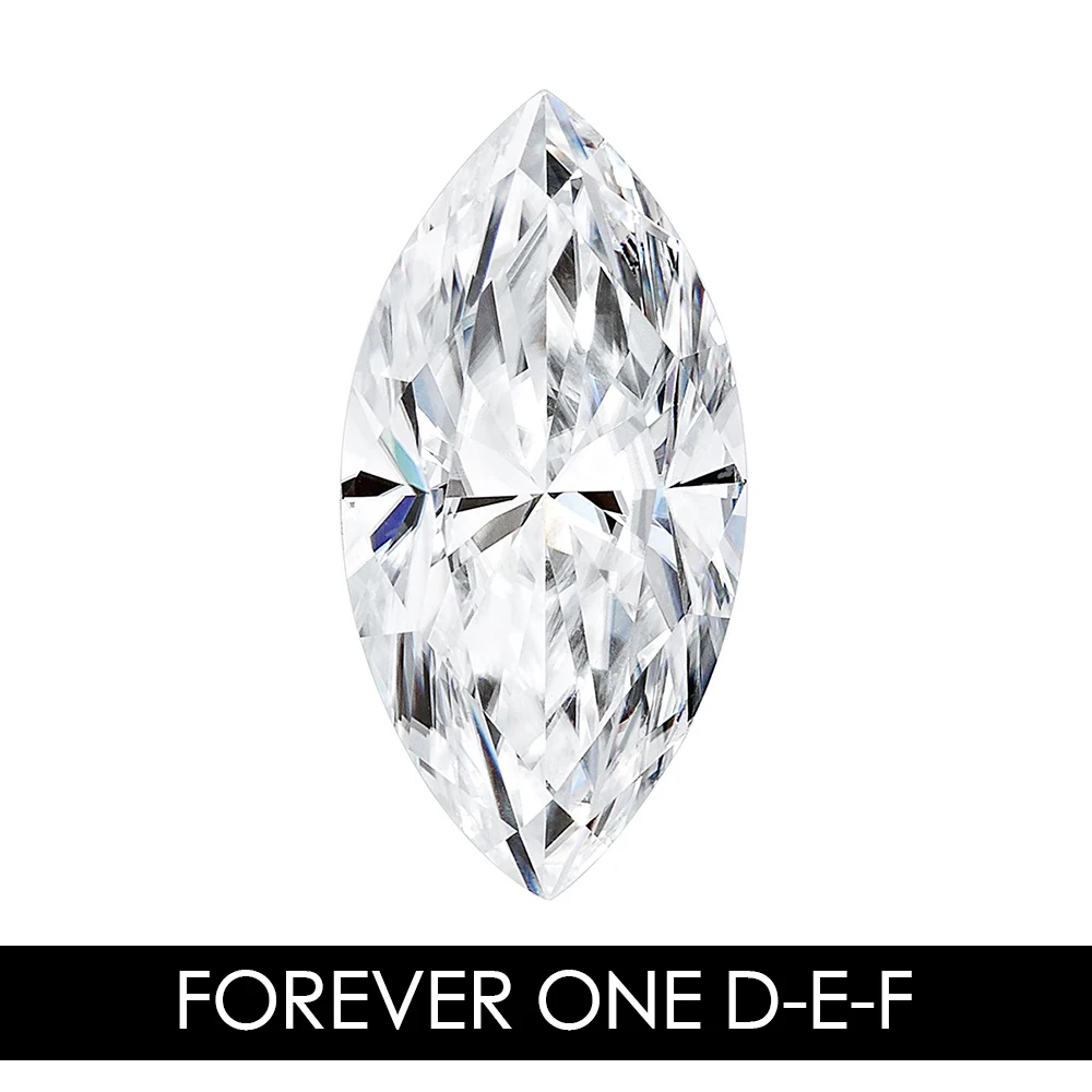 

9X4.5mm 0.70 CARAT 58 Facets MARQUISE Moissanites Loose Gemstone D-E-F Color Charles & Colvard USA Created Moissanites REAL
