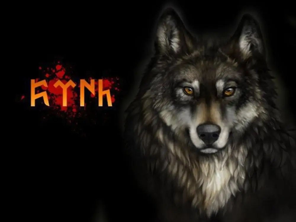 

Living room home wall decoration fabric poster Turk wolves Turkish