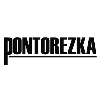 

CK2320#30*9cm PONTOREZKA funny car sticker vinyl decal silver/black car auto stickers for car bumper window car decorations