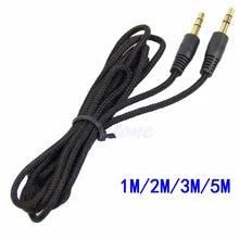 3.5mm Carro Aux Cabo Auxiliar Macho Para Macho Cabo de Áudio Estéreo Para iPhone iPod MP3