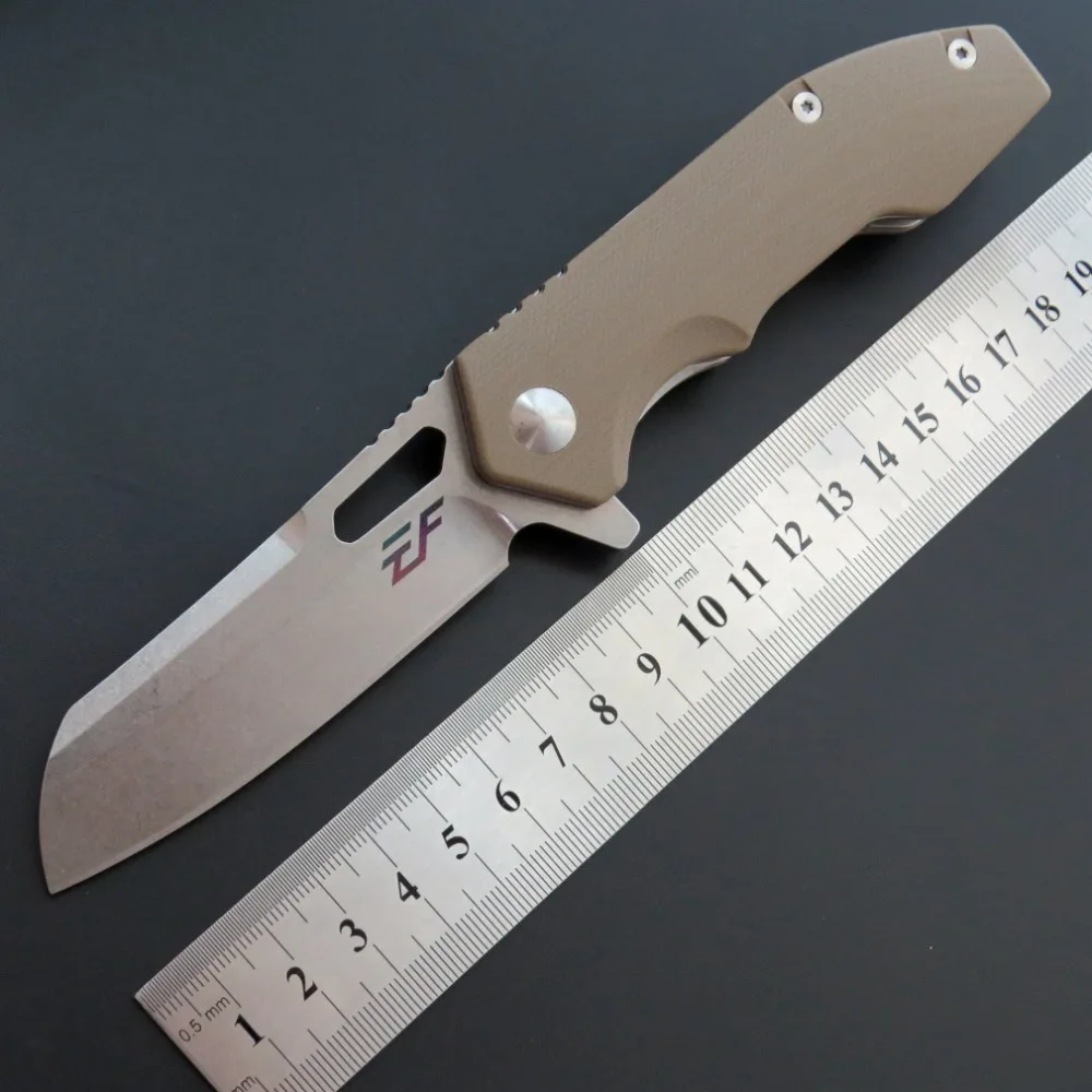 BJL складной нож D2 лезвие шариковый подшипник + G10 ручка Открытый Охота Кемпинг Фрукты Нож EDC нож Карманный EF52