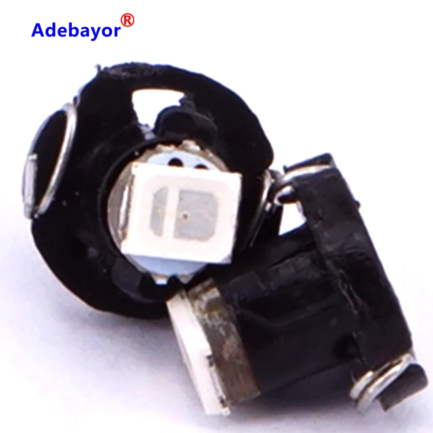 30 X T3 1210 SMD 3528 Светодиодный клиновой манометр диаметр 8 мм Лампочка Авто инструмент лампа приборная панель индикатор светильник белый синий розовый