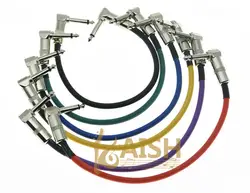 Kaish 6-Pack прямым углом 30 см/12 ''mono Гитары педаль эффектов кабель эффекты патч-корд