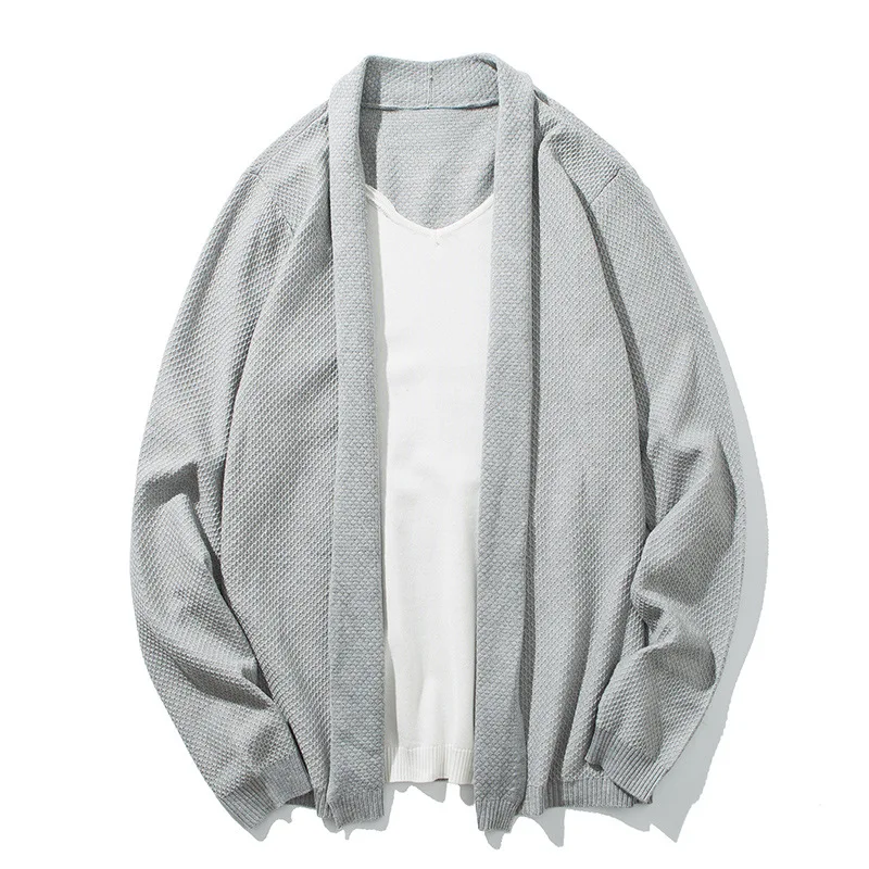 

MRMT 2019 Brand Autumn Winter Men's Jackets Fake Two Pieces Sweater Fashion Overcoat for Male Lapel Sweater Clothing