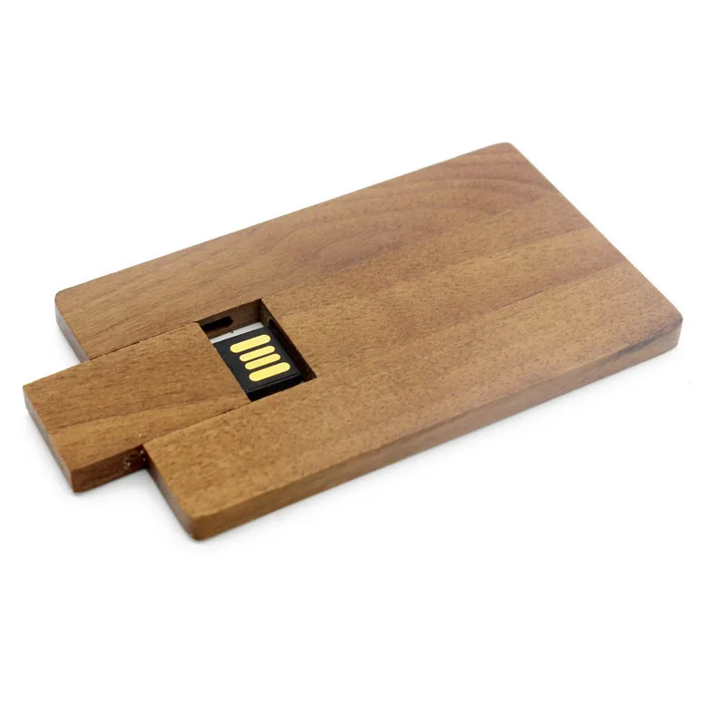 SHANDIAN логотип персональный Клен деревянная карта USB флеш-накопитель U диск подарок флешка 4 ГБ 8 ГБ 16 ГБ 32 ГБ 64 ГБ(более 10 шт. бесплатный логотип - Цвет: Walnut wood
