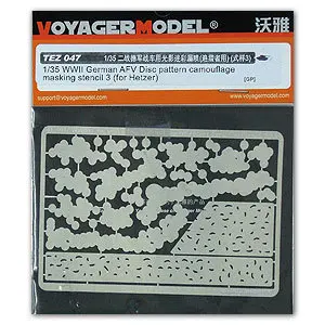 

KNL HOBBY Voyager Model TEZ047 World War II Germany & ldquo; Walker "rush to use charcoal camouflage spray template