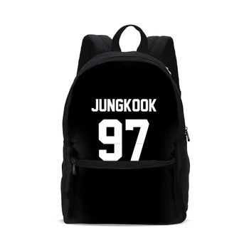 

2020 Children School Bag Bookbag JUNGKOOK Letter Print Schoolbag Kids School Backpack Fashion Girls Shoulder Bag Kids Sac Enfant