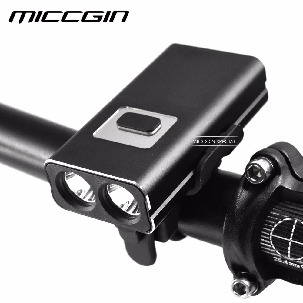 

Bike Battery display Two LED Bicycle Light 600 Lumen for Bicycle Cycling Flashlight Lighting Headlight Waterproof Lamp MICCGIN