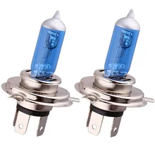 Safego 2 шт. H7 H4 P43T галогенные лампы 12 V px26d 55 Вт 60 Вт Ксеноновые лампы для автомобиля, автомобильная галогеновая ксеноновая замена лампы 4300 k