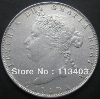 FREE SHIPPING 1898 Canada 50 Cents Copy coins |